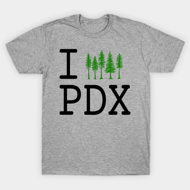 I (tree) PDX T-Shirt by Boogiebus